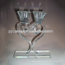 Excelente candelabro Crystal Clear para la decoración de la mesa de boda